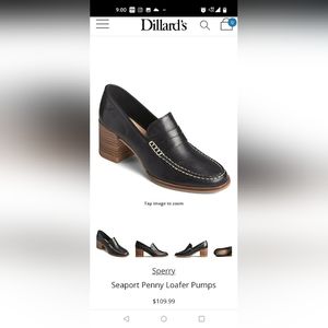 Seaport Penny Loafer Pumps